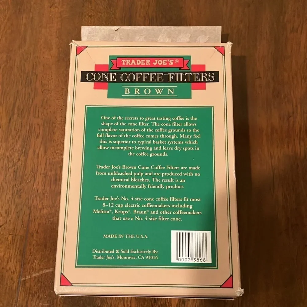 Trader Joe's Coffee Filters